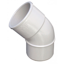 COUDE PVC MF 45° D.80 -EP.3.2 MM GRIS